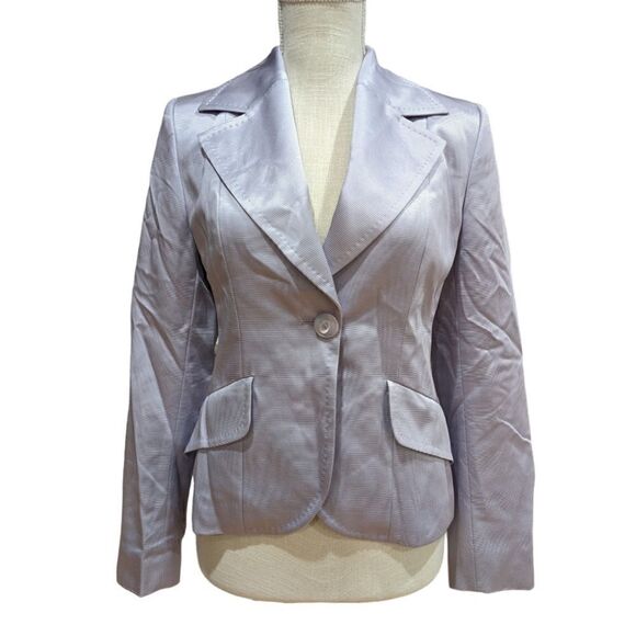 MaxMara Women's Light Lavender Single Button Blazer Size 4 - Picture 1 of 11